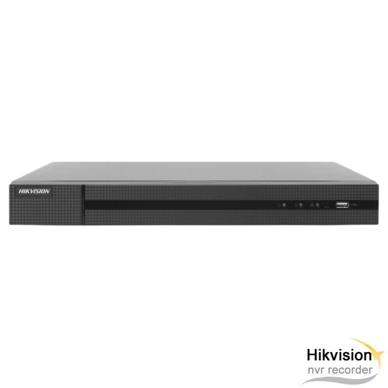 Hikvision 4K 8 kanaals NVR recorder - 8x PoE - 2x HDD - 4208MH-8P