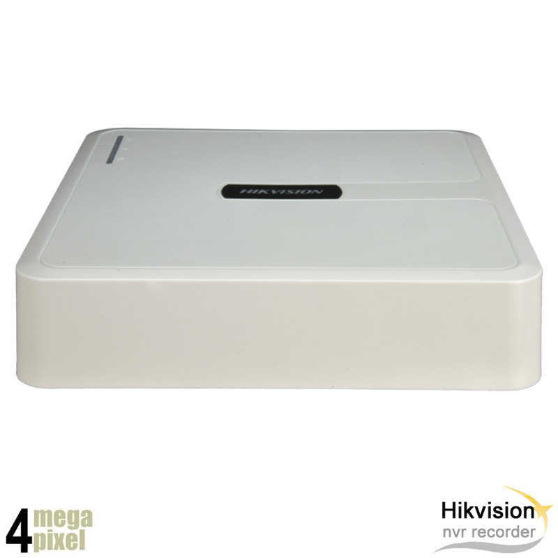 Hikvision 4MP 8 kanaals NVR recorder - audio - geen PoE - HWN-2108H