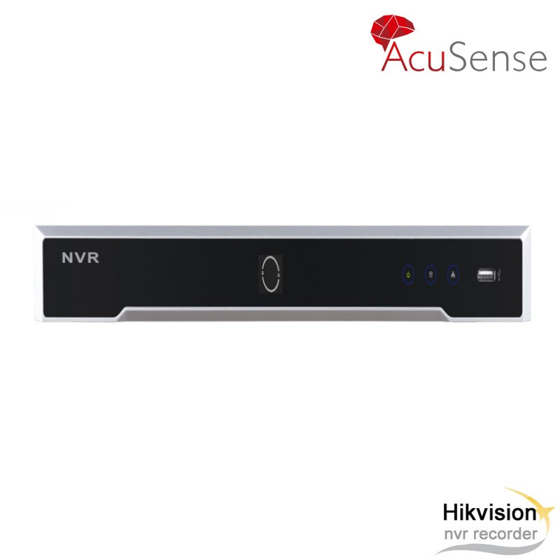 Hikvision 12MP 16 kanaals NVR recorder - AcuSense - 16x PoE - 16x alarm - 7716NXI-I4/16P/S