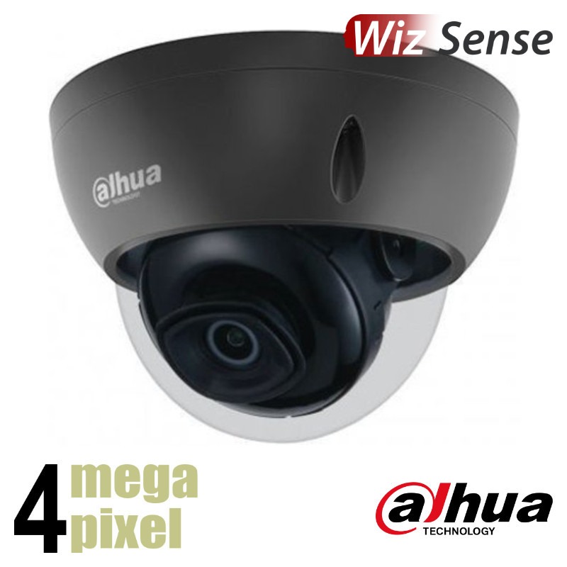 Dahua 4 megapixel IP camera - 2.8mm lens - WizSense - HDBW2441E-S-B
