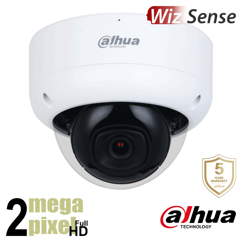 Dahua Full HD IP dome camera - 2.8mm lens - WizSense - 50m nachtzicht - Starlight - HDBW3241E-AS