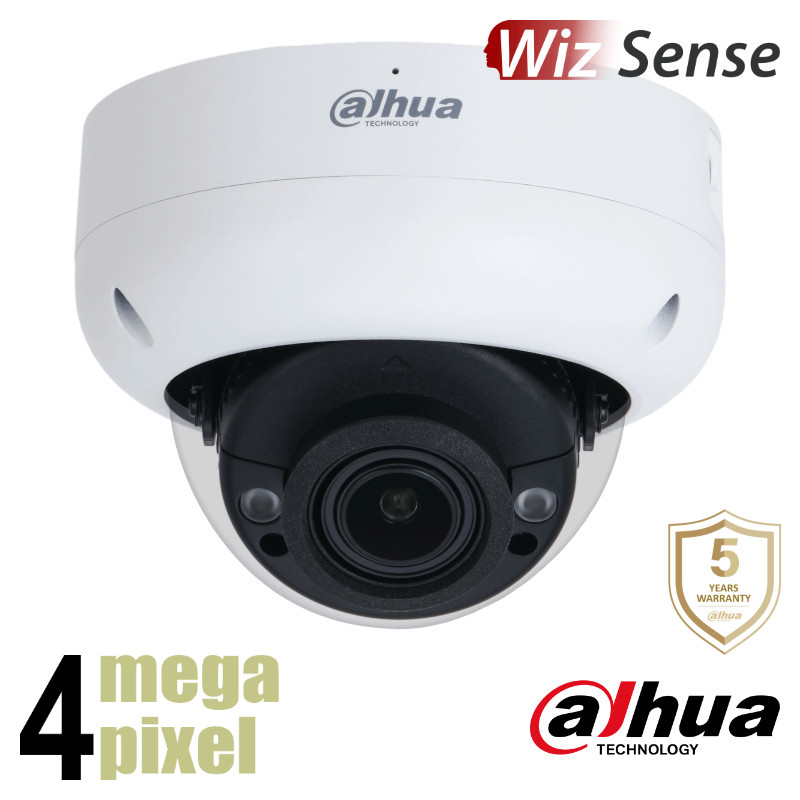 Dahua 4MP IP dome camera - motorzoomlens - WizSense - 40m nachtzicht - Starlight - HDBW3441R-ZAS