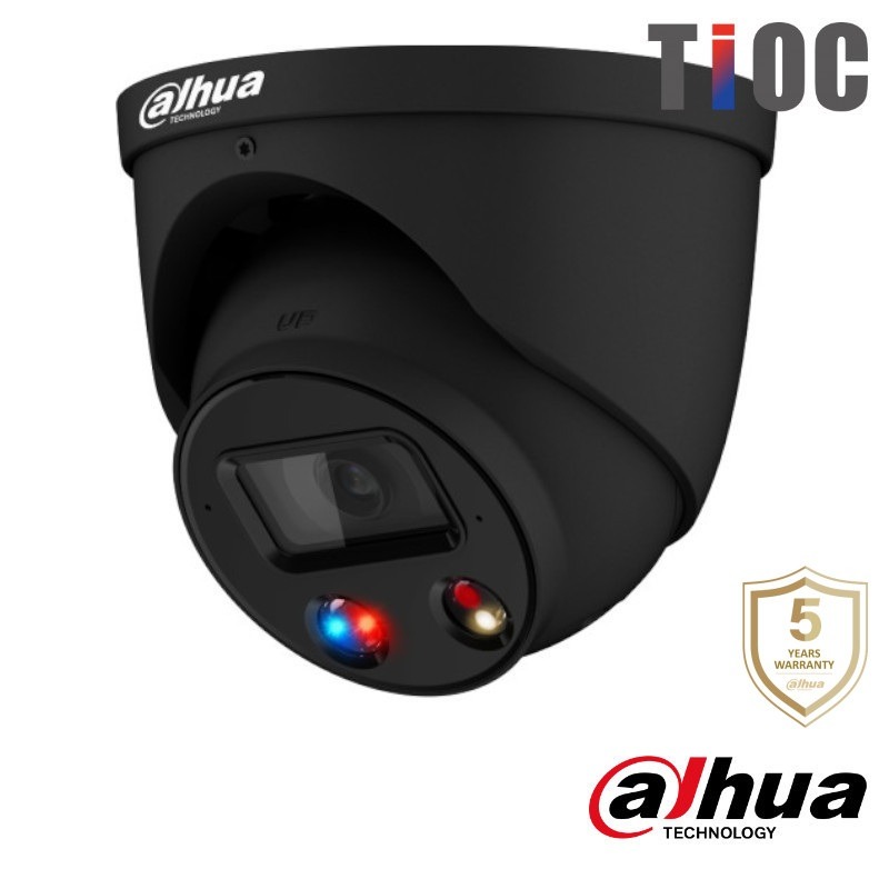 Dahua 4K IP dome - 30m - 2.8mm - Full Color - TiOC - HDW3849H-AS-PV-B