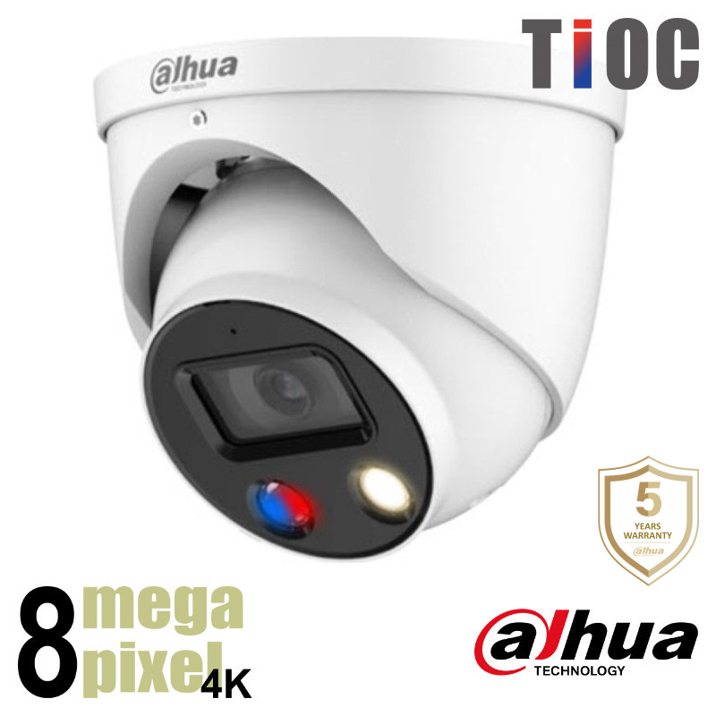 Dahua 4K TiOC IP - WizSense - Actieve afschrikking - 2,8mm - HDW3849HP-AS-28