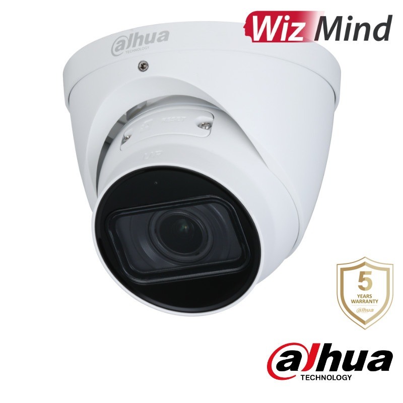 Dahua 4MP IP dome - 40m - motorzoom - Starlight - WizMind - HDW5442T-ZE