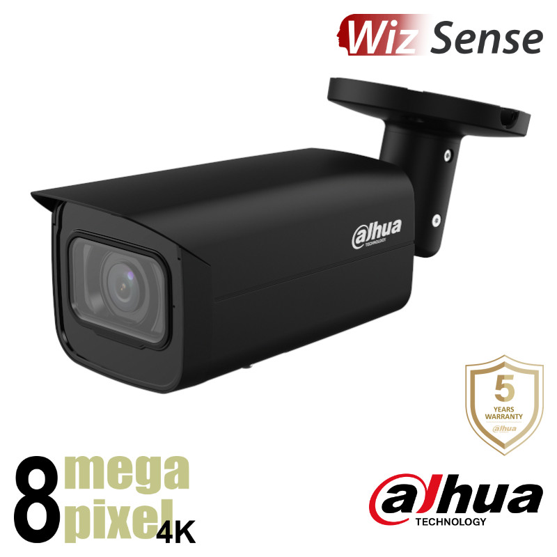 Dahua 4K IP bullet - 60m - motorzoom - Starlight - WizSense - HFW3841T-ZAS-B