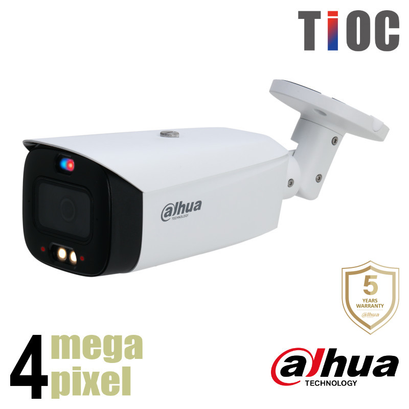 Dahua 4MP IP bullet - 50m - motorzoom - Full Color - TiOC - HFW3449T1-ZAS-PV