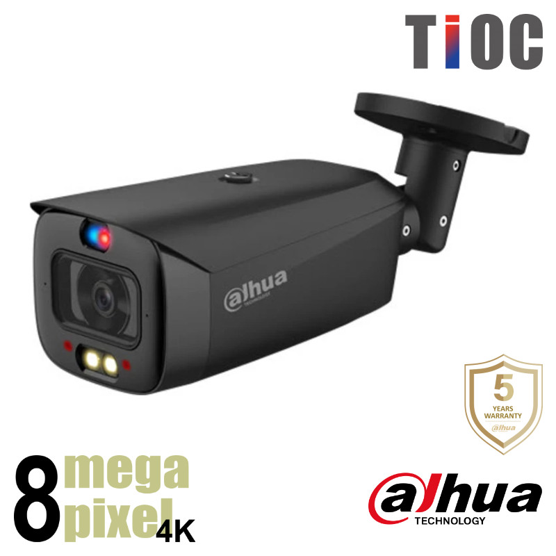 Dahua 4K IP bullet - 50m - motorzoom - Full Color - TiOC - HFW3849T1-ZAS-PV-B