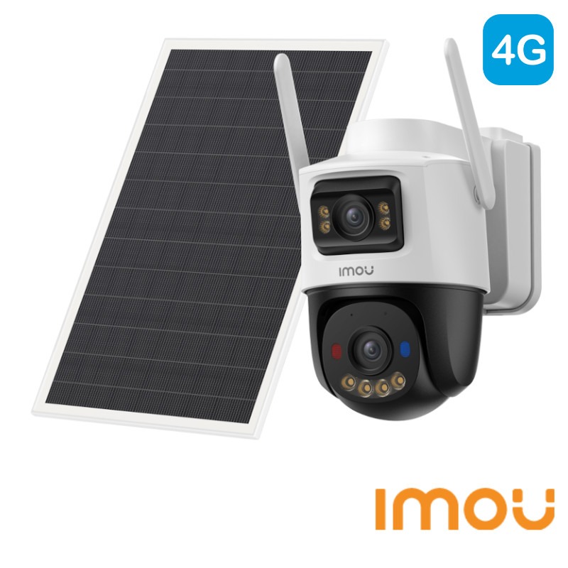 Imou 2x5MP 4G Solar PT Camera met WiFi en Continu Toezicht – IPC-SA70F-10M0T2-EU/FSP008