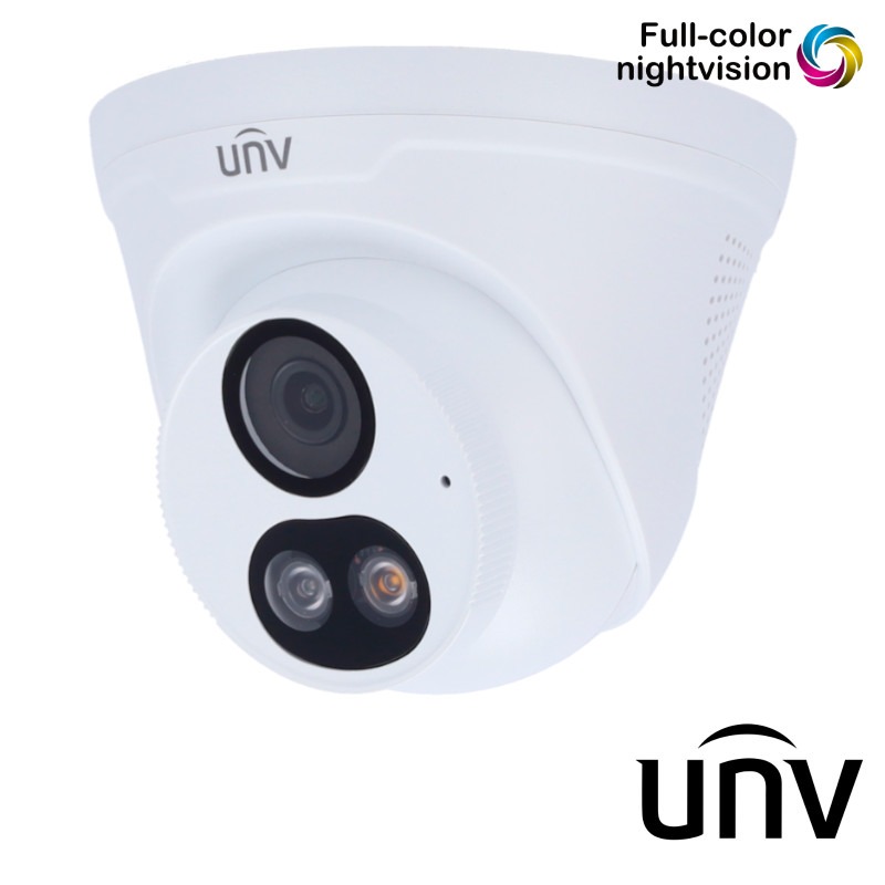 Uniview EasyStar 4MP IP Dome - 30m - 2.8mm - Dual Light - UV-IPC3614LE-ADF28KC-DL