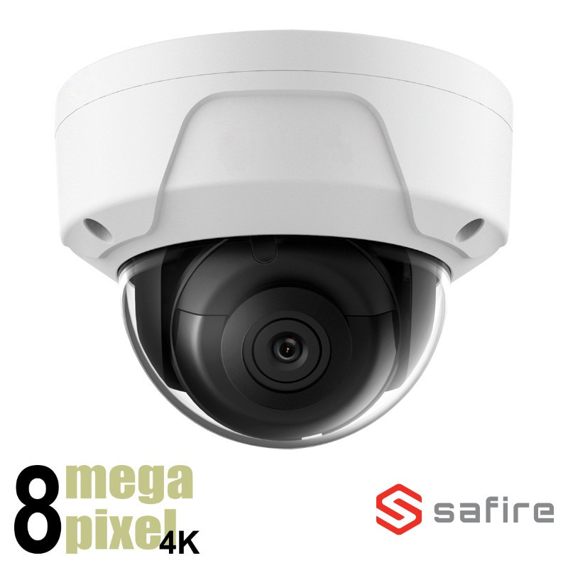 Aanbieding: Safire 8MP/4K IP dome camera - 30m nachtzicht - 2.8mm - OnVif - IPD934W-8E