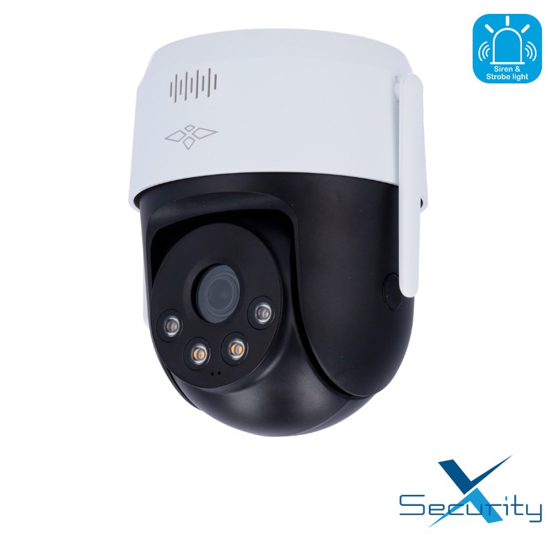 X-security 5MP bestuurbare Wifi camera - active deterrence - IPPT470-5ESW-FC-AI2