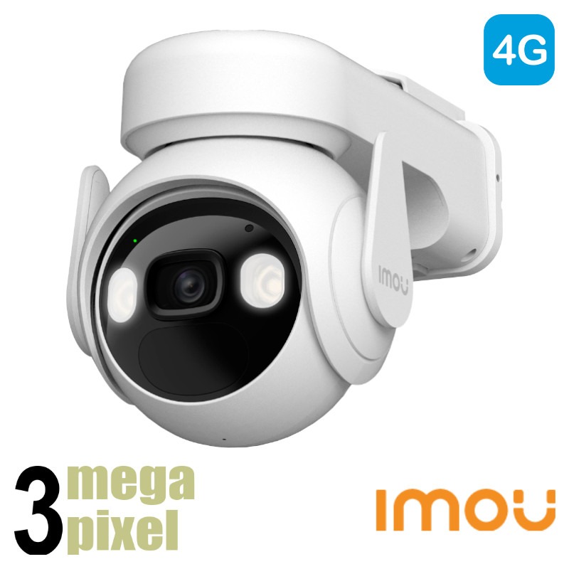 Imou Cell PT 3MP 4G camera - Full color - Accu - Actieve afschrikking - K9EP-3T0TE