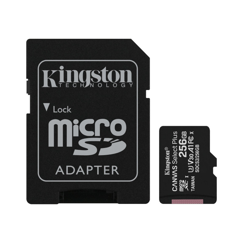 baard cafe Net zo Kingston micro SD-kaart 256GB - Camerashop24