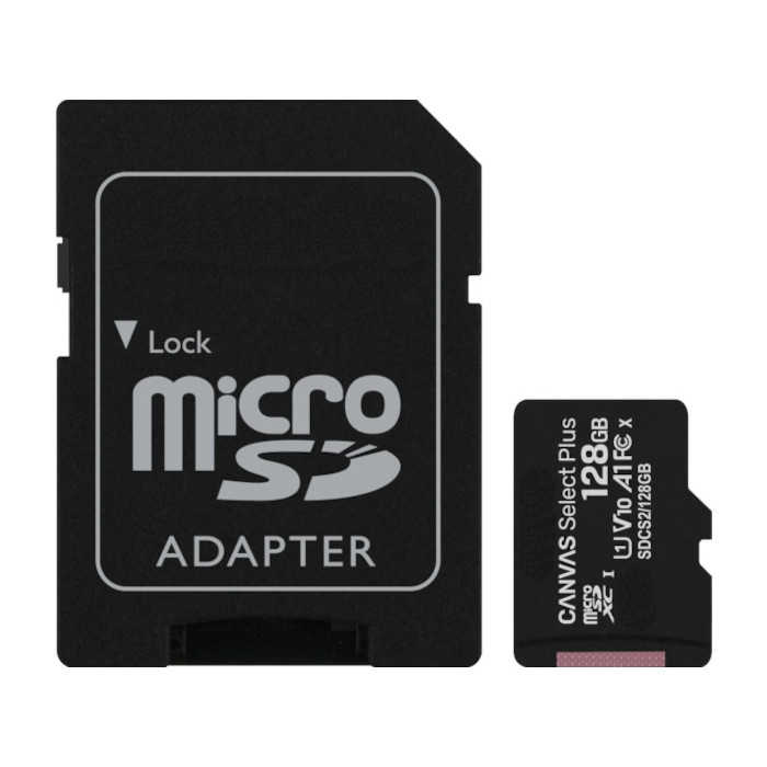 Micro SDXC geheugenkaart 128GB Class 10 UHS-I – msd128