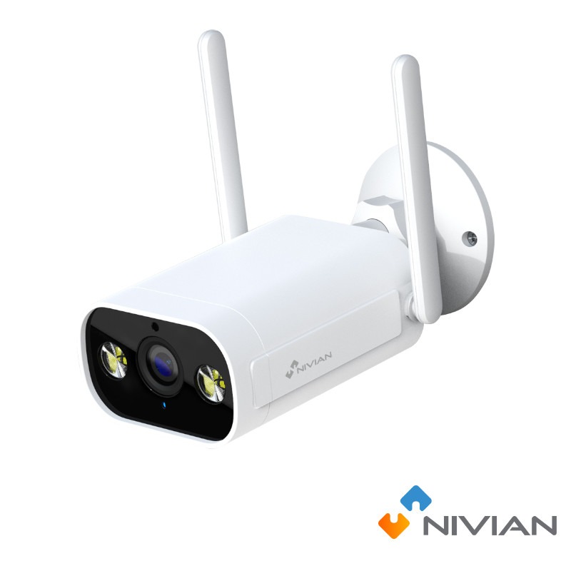 Nivian 3MP Full Color Wi-Fi Camera | Kleurennachtzicht & Audio – 02-L