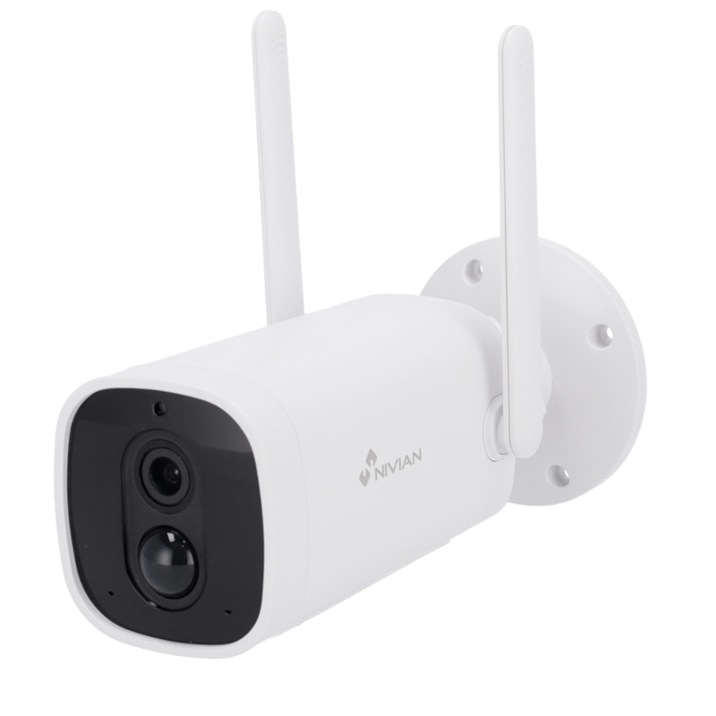 Nivian Full HD Wi-Fi Camera met Accu | PIR & Audio – 06-BAT