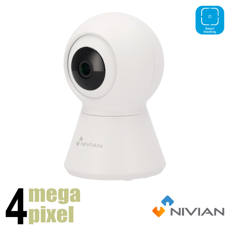 Nivian 4MP wifi binnencamera - 10m - 4mm - Smart Home - Auto-tracking - IS5