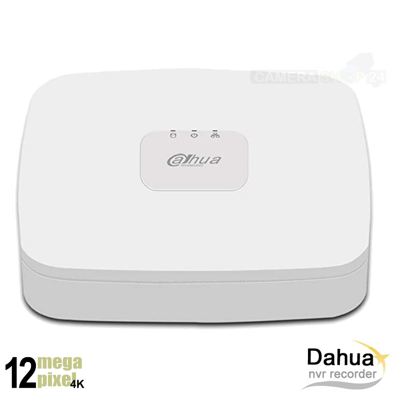 Dahua 12MP 4 kanaals NVR recorder - WizSense - SMD - 4x PoE - NVR2104-P-I