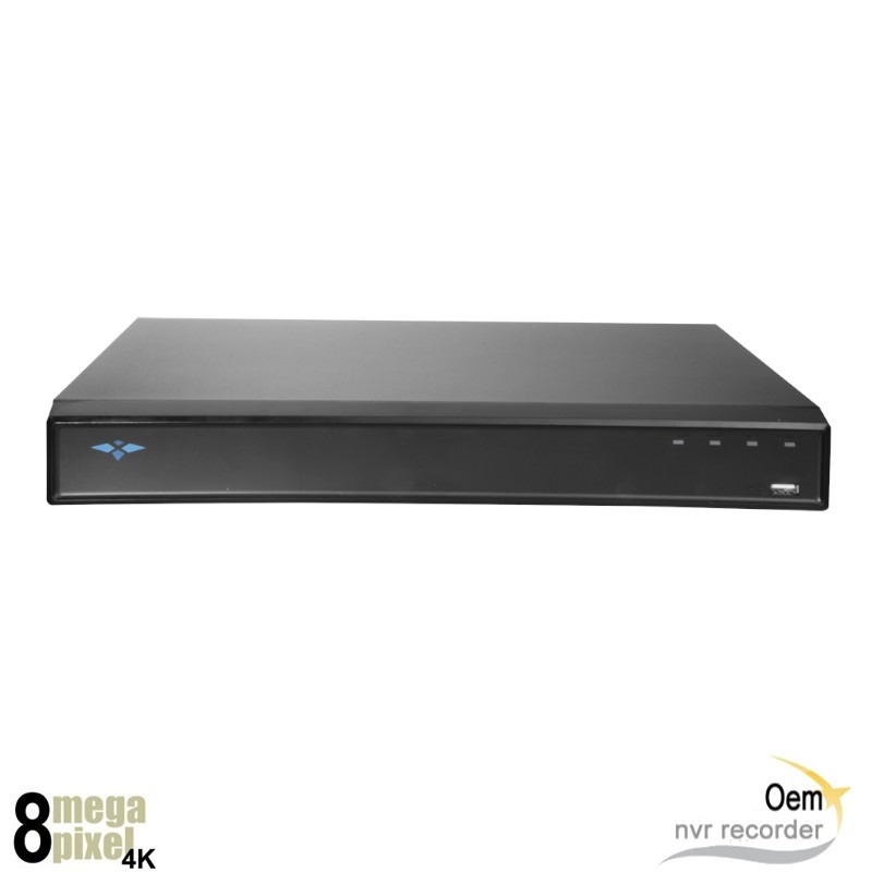 X-Security 4K 16 kanaals NVR recorder - geen poe - 2x HDD - NVR3216-4K