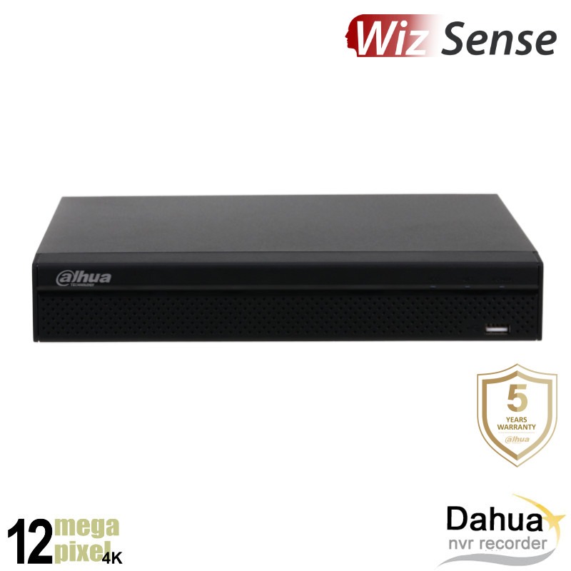 Dahua 12MP 4 kanaals NVR recorder - SMD - 4x PoE - NVR4104HS-P-4KS3LQ