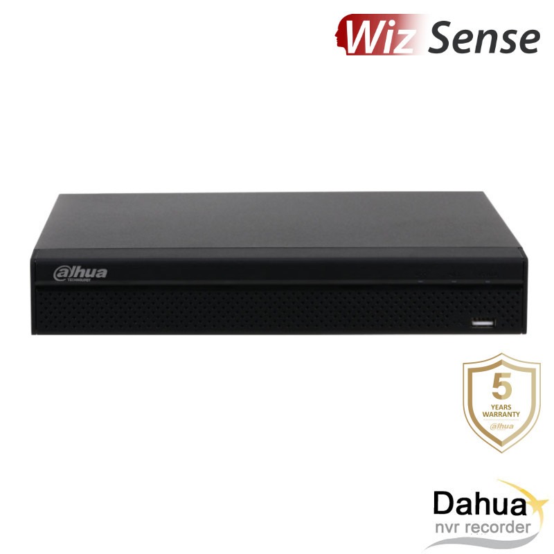 Dahua 8 kanaals NVR - WizSense - 12MP | NVR voor IP Camera’s - NVR4108HS-4KS3