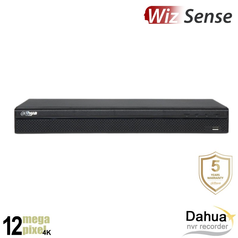 Dahua 12MP 8 kanaals NVR recorder - SMD - 8x PoE - NVR4108HS-P-4KS3Q