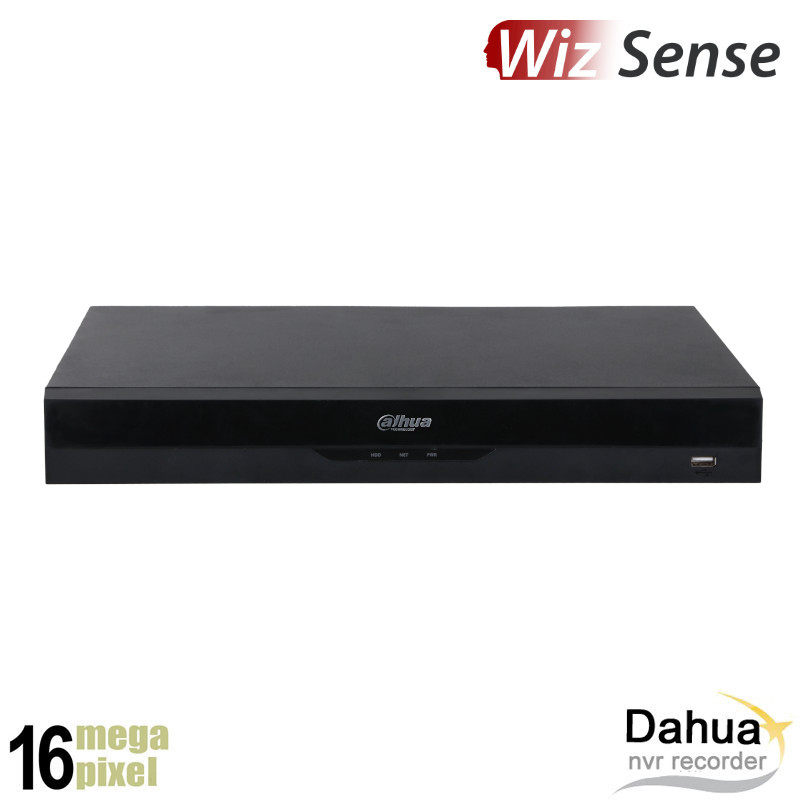 Dahua 16MP 8 kanaals NVR recorder - WizSense - SMD - AI - 8x PoE - NVR4208-P-EI