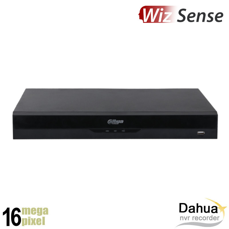 Dahua 16MP 16 kanaals NVR recorder - WizSense - SMD - 16x PoE - NVR4216-P-EIQ