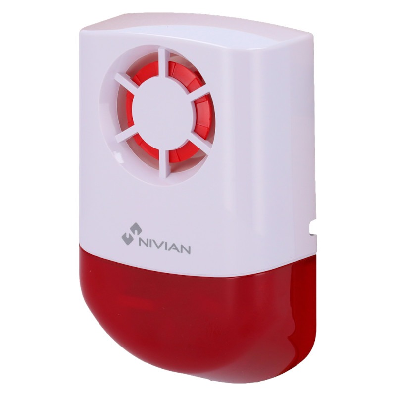 Nivian Draadloze Buitensirene met Flitslicht 120dB – NVS-OUTDOORSIREN