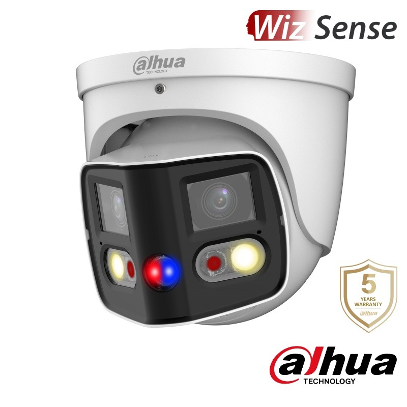 Aanbieding: Dahua 2x 4MP IP dome - 180 graden - Dual Light - TiOC - PDW3849-A180-AS-PV