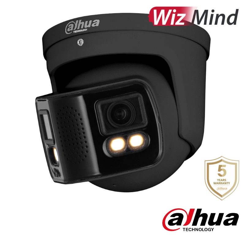 Dahua 2x4MP WizMind IP Dome Camera – 180° Dual Lens – IPC-PDW5849-A180-E2-ASTE-B