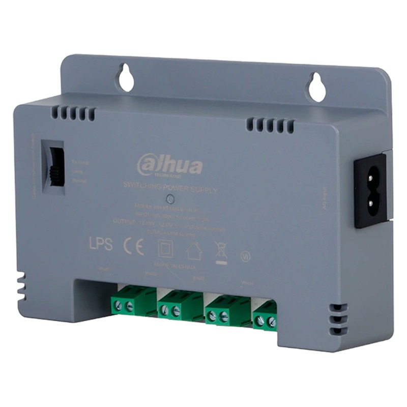 Dahua 12V 1A Gestabiliseerde adapter 4 aansluitingen – PFM344D-4CH