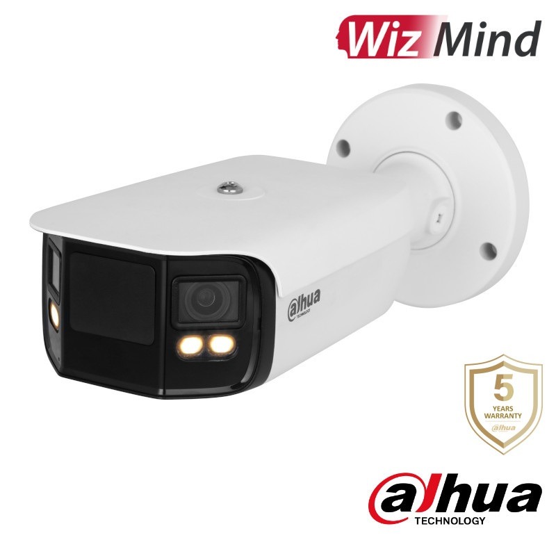 Dahua 2x 4MP IP bullet - 40m - 180 graden - Full Color - WizMind - PFW5849-A180-E2
