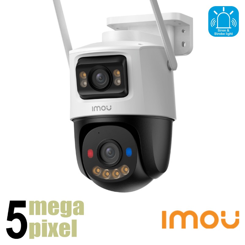 Imou Cruiser Dual 2x 5MP wifi camera - dual lens - actieve afschrikking - persoonsdetectie - S7XEP-10M0WED