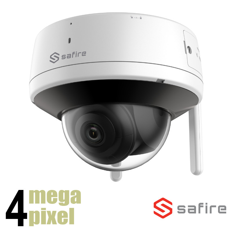 Safire 4MP wifi dome camera - 30m nachtzicht - microfoon - IPD821WHA