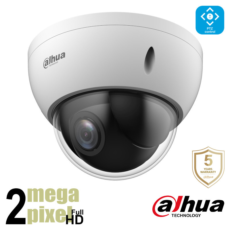 Dahua IP speeddome camera - WizSense - Starlight - 4x zoom - SD22204DB-GNY