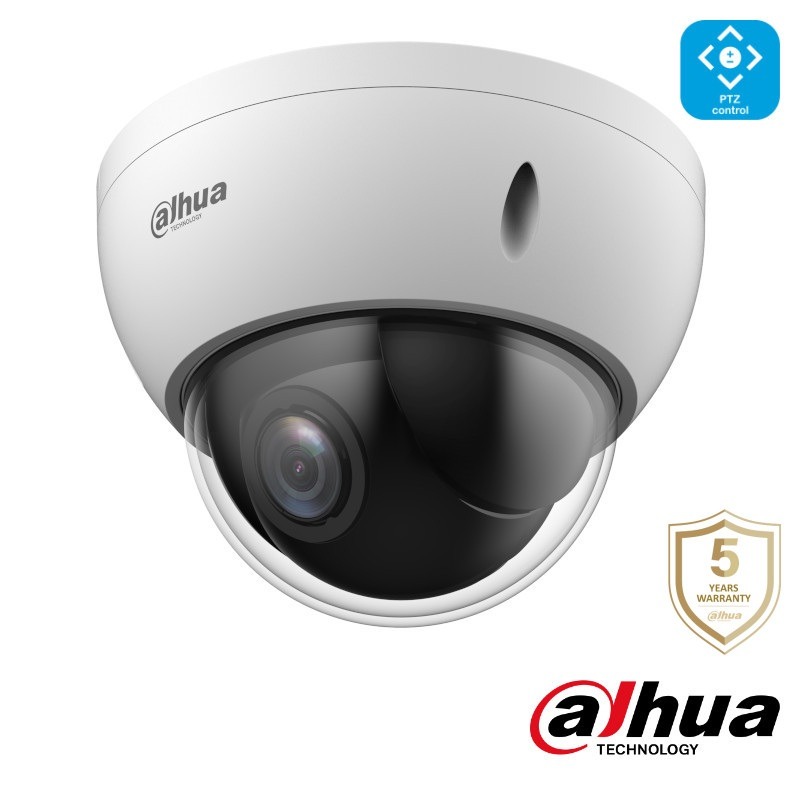 Dahua Full HD IP speeddome - 4x zoom - Starlight - WizSense - SD22204DB-GNY