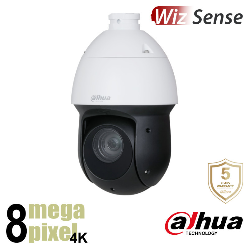 Dahua WizSense 4K IP PTZ camera - 100m - 25x zoom - Starlight - SD49825GB-HNR