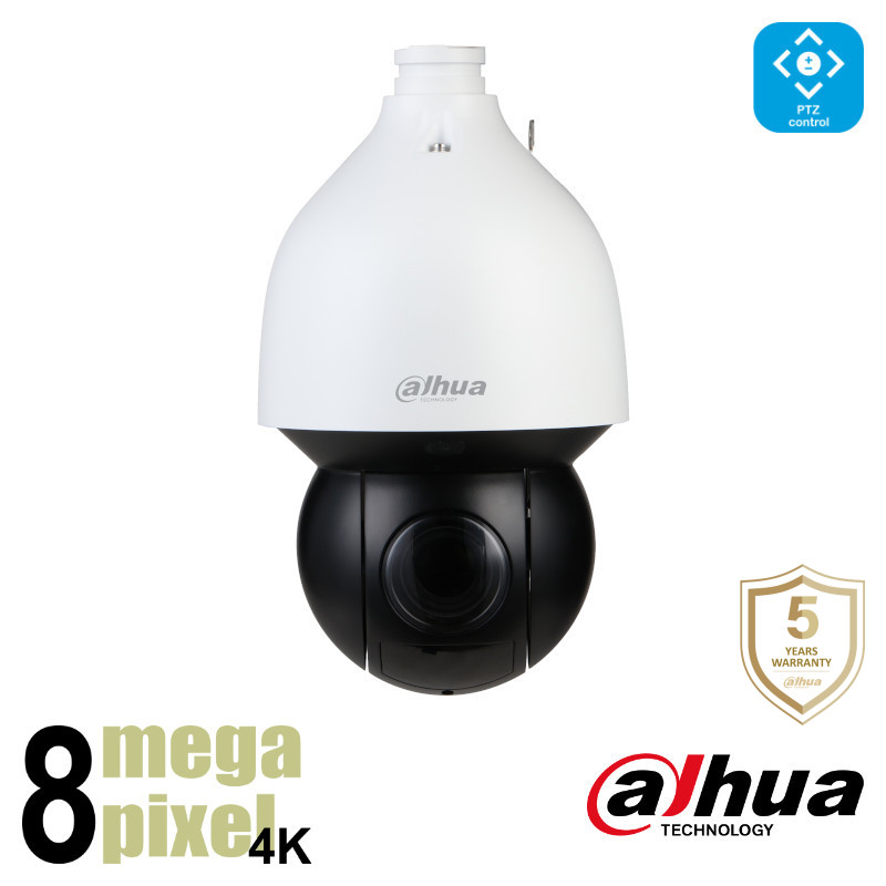 Dahua Pro AI serie 4K/8MP IP PTZ camera - 25x zoom - 150m - DH-SD5A825GA-HNR