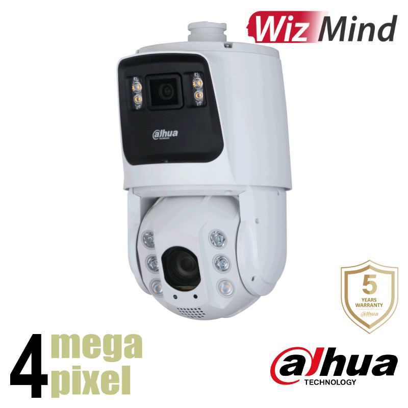 Dahua 2x 4MP IP speeddome - 32x zoom - Dual Light - WizMind - SDT6C432-4P-GB-APV