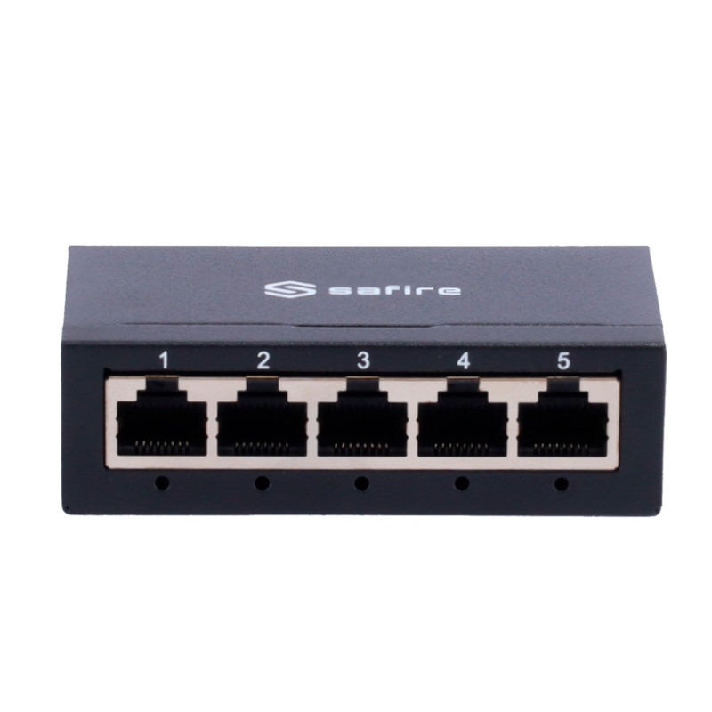 Safire netwerk switch - Unmanaged - 5 poorten - tot 1000Mbps - SW05-G-M