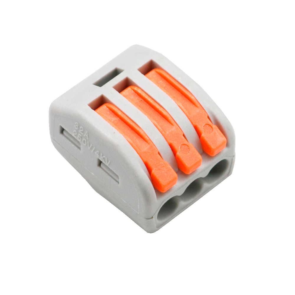 RJ45 UTP-kabel connector lasklem - 3-voudig - rj12