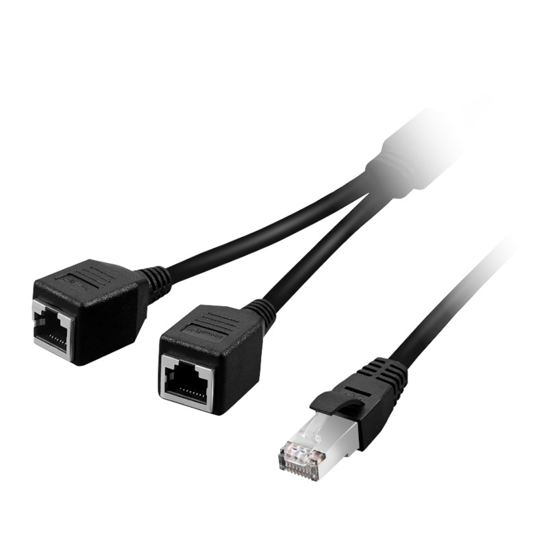 RJ45 UTP-kabel splitter 2-weg - cat2p
