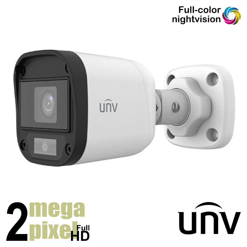 Full HD 4in1 bullet camera - full color - 20m nachtzicht - 2,8mm - UV-B112-F28-W