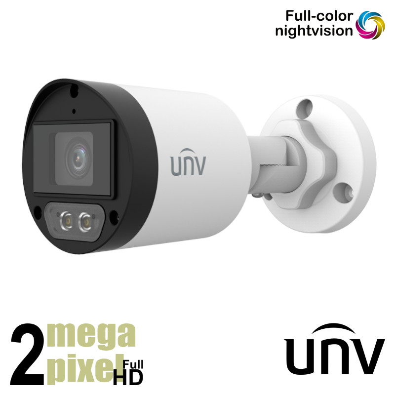 Full HD 4in1 bullet camera - full color - microfoon - 40m - 4mm - UV-B122-AF28-W