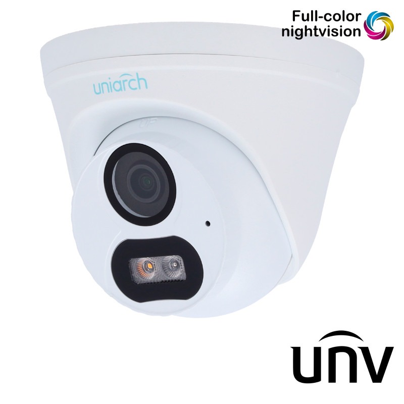 Uniview Uniarch 2MP Turret IP Camera PoE Dual Light – UV-IPC-T132-AF28-DL-ECO