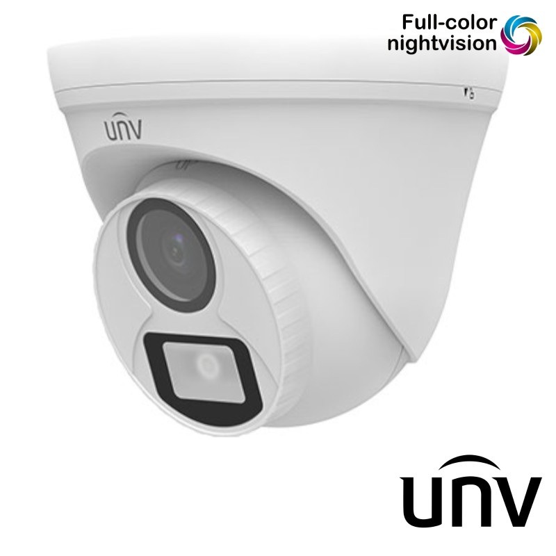 Uniview 5MP 4in1 dome - full color - 20m nachtzicht - 2,8mm - UV-T115-F28-W