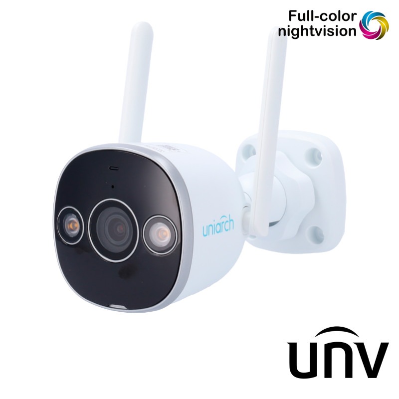 Uniarch 3MP Wi-Fi Bullet Camera Dual Light 2.8mm – UV-UHO-B2D-M3F3D