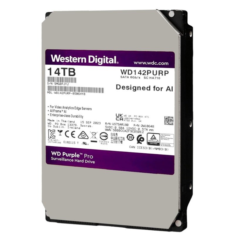 14000gb Western Digital Purple harde schijf